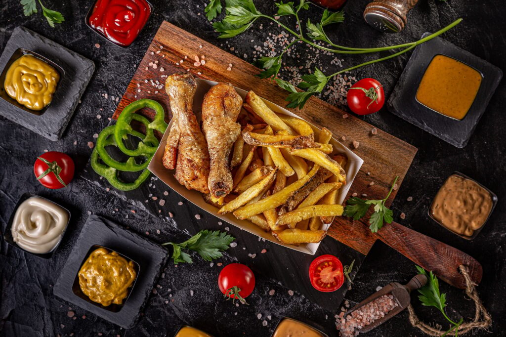 crispy spicy grilled chicken legs